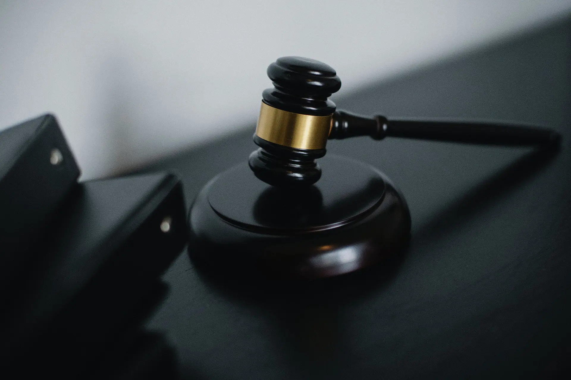 Gavel on judges desk