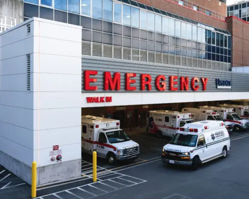 The Emergency room Ambulance bay