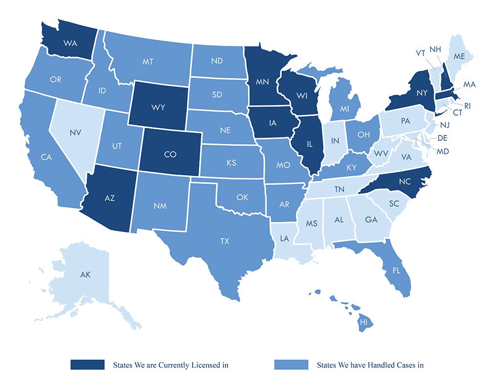 US Map Service Areas